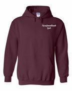NFLD Girl Heart Dot Left Chest & Back Pullover Hoodie - Unisex