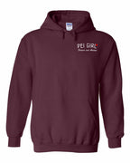 PEI Girl Forever and Always Left Chest & Back Pullover Hoodie - Unisex