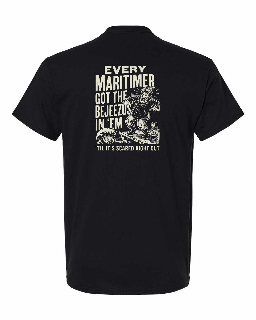 Bejeezus Left Chest and Back Men's Tee