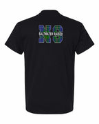 NS Saltwater Raised NS Left Chest and Back Men's tee