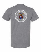Calm Cool Maritimer Moose Left Chest & Back Men's Tee