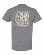 PEI Saltwater Raised Folk Left Chest and Back Men's Tee