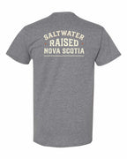 Saltwater Raised NS Sign Left Chest and Back Men's Tee