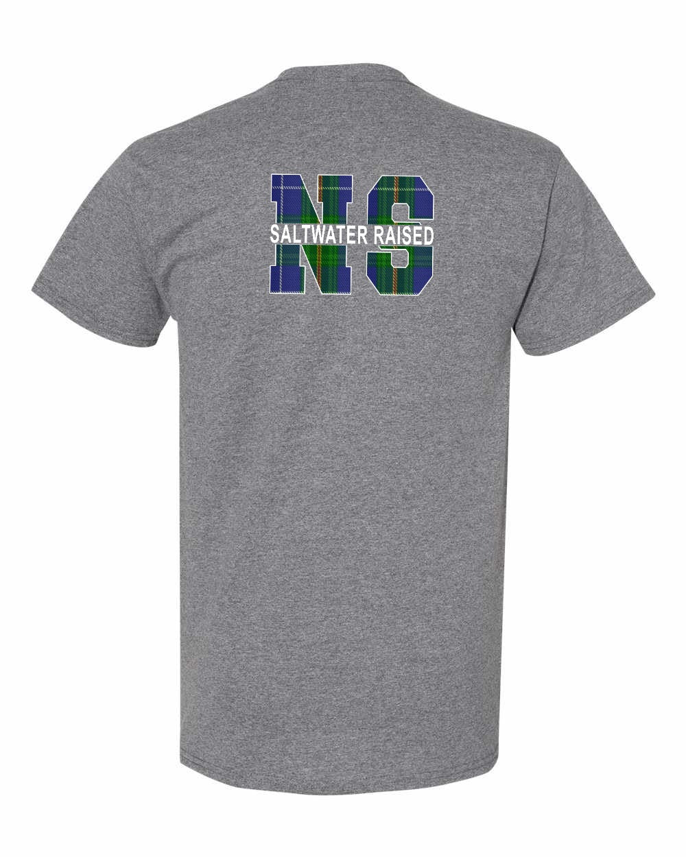 NS Saltwater Raised NS Left Chest and Back Men's tee