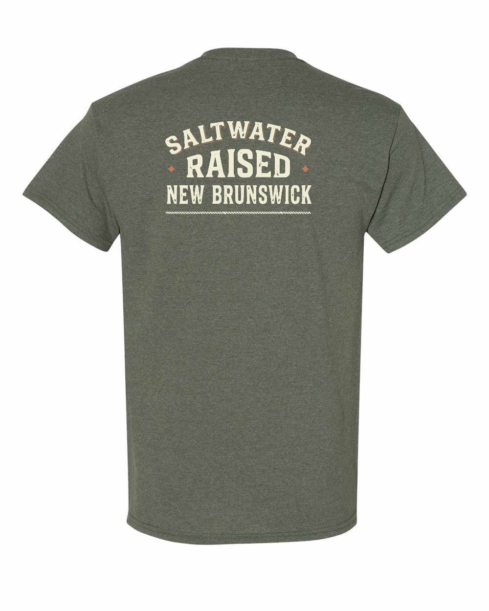NB Saltwater Raised Sign Left Chest and Back Men's Tee