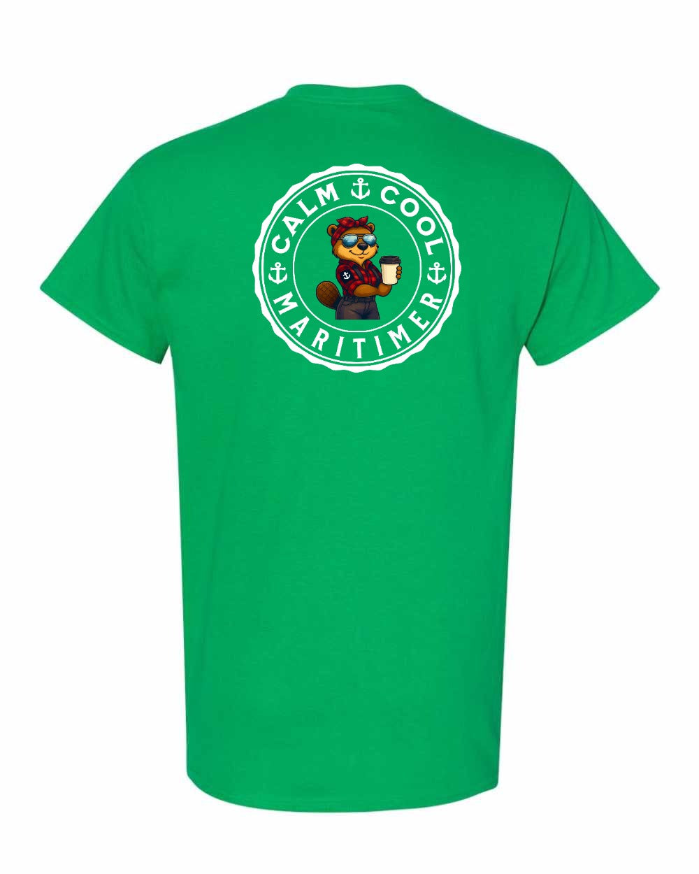 Calm Cool Maritimer Rosie Left Chest & Back Men's Tee