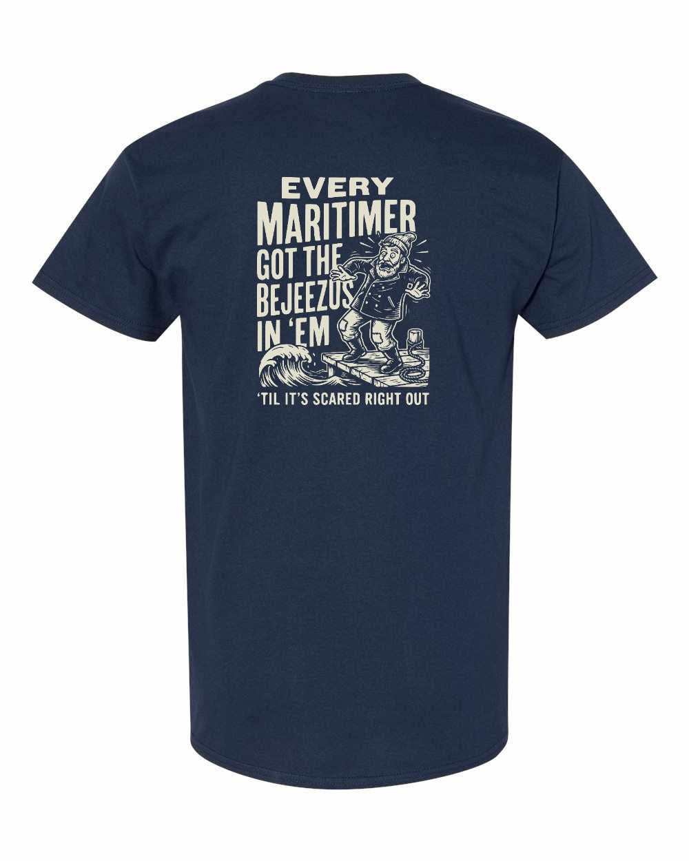 Bejeezus Left Chest and Back Men's Tee