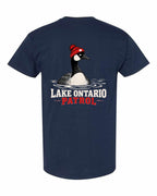 Lake Patrol Left Chest and Back Men's Tee in Navy - back