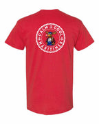 Calm Cool Maritimer Moose Left Chest & Back Men's Tee