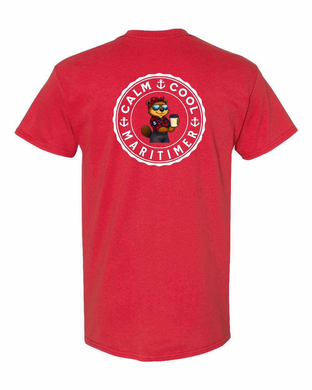 Calm Cool Maritimer Rosie Left Chest & Back Men's Tee