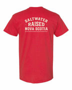 Saltwater Raised NS Sign Left Chest and Back Men's Tee