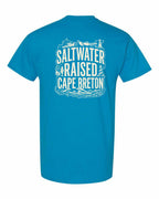 CB Saltwater Raised Folk Left Chest and Back Men's Tee