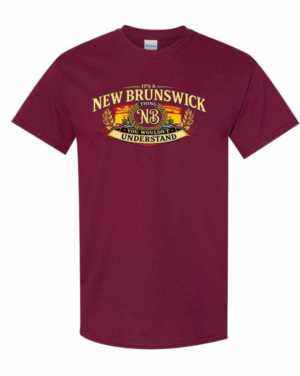 Nb Understand Full Front Men's Tee in Maroon