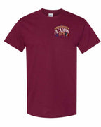 New Brunswick Guy Left Chest Men's Tee in Maroon
