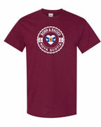 Born and Raised NS Heart Flag Men's Tee