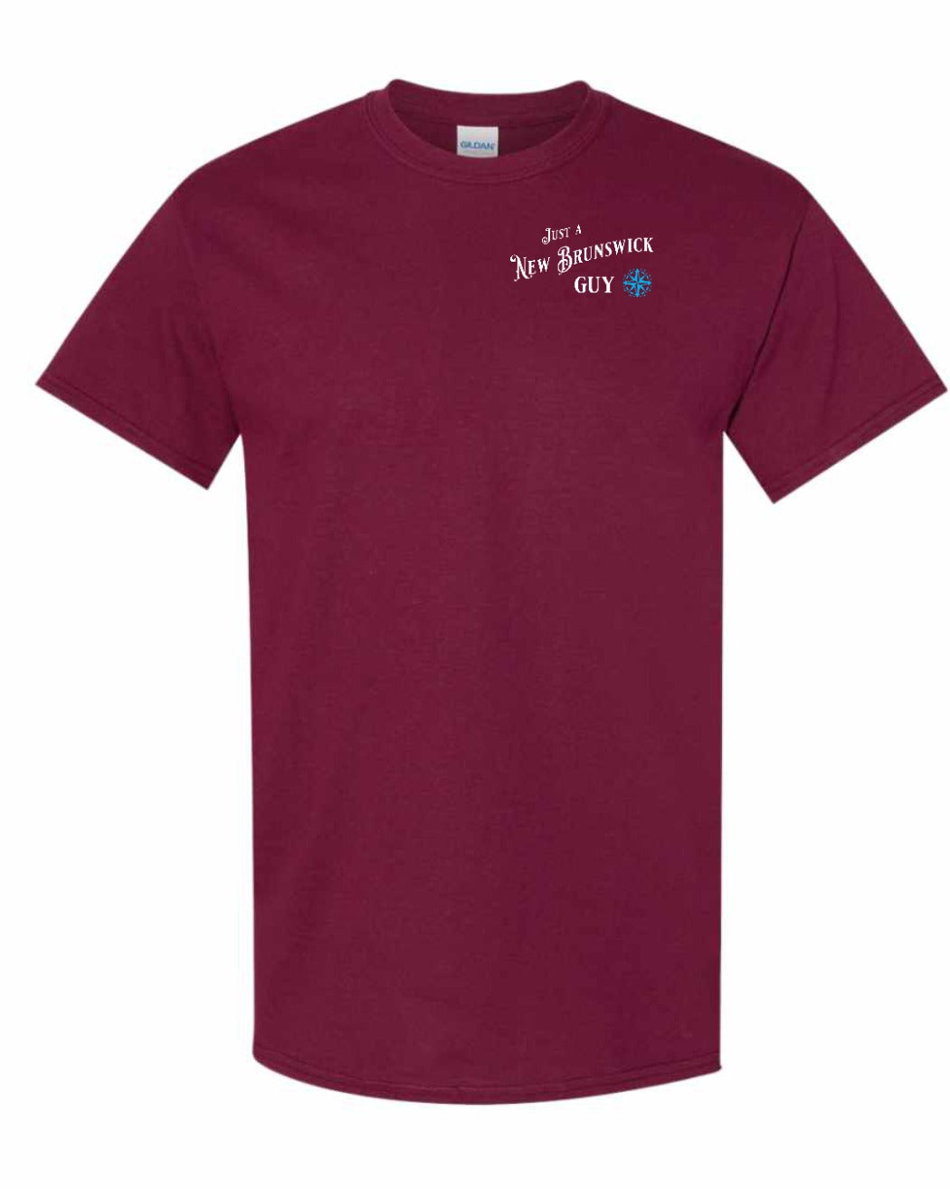 Just A NB Guy Blue Compass Left Chest Men's Tee