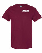 Made in PEI (White Lettering) Left Chest Men's Tee