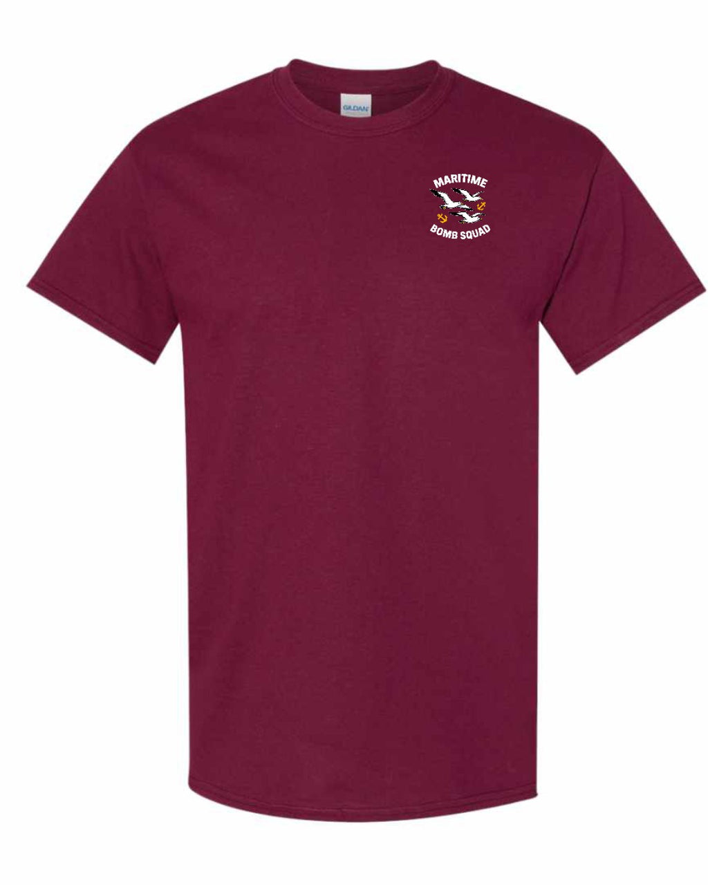Maritime Bomb Squad Left Chest & Back Men's Tee