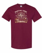Ms Compass Men's Tee in Maroon