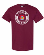 Pictou Born Raised Men's Tee in Maroon