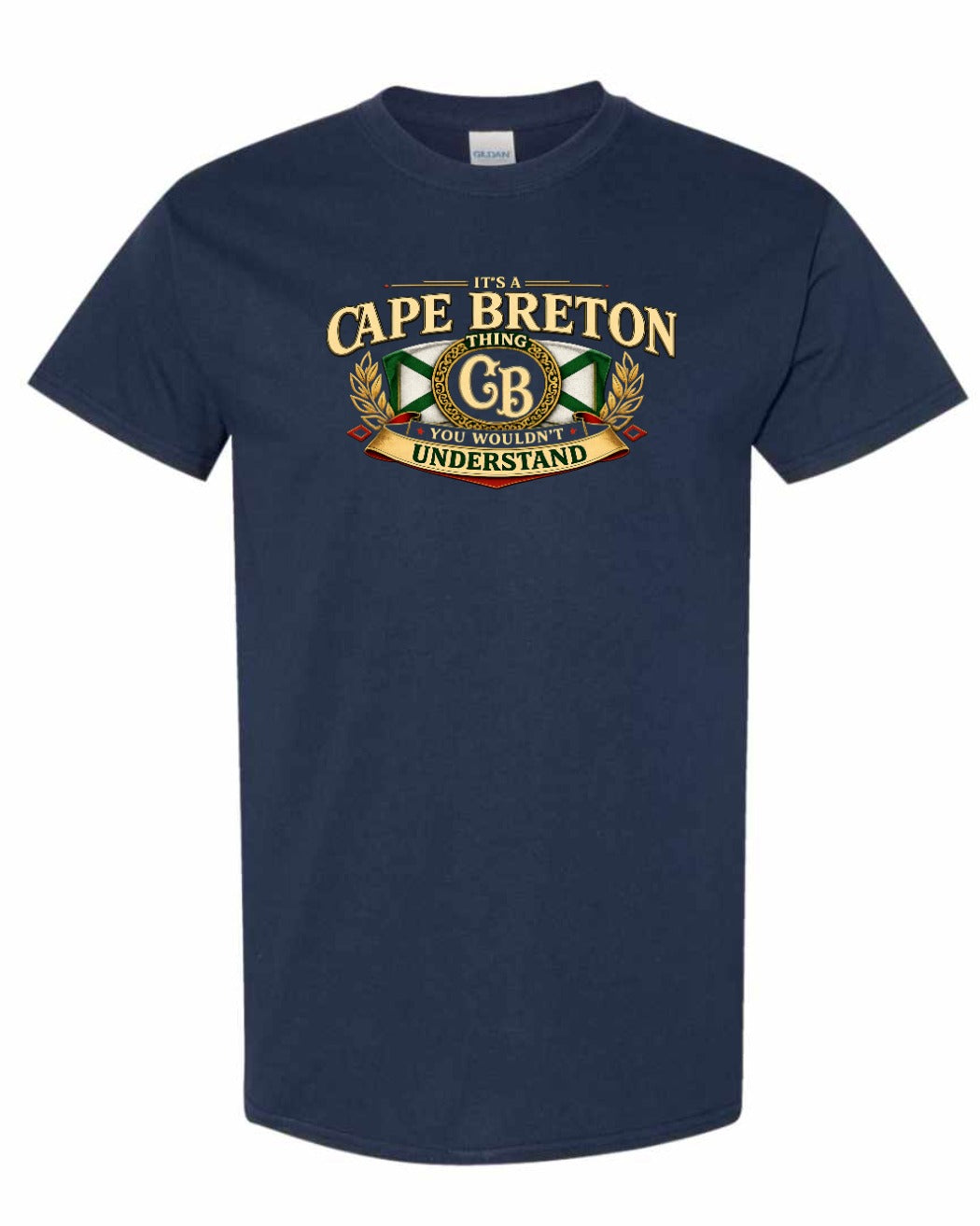 Cb Understand Flag Men's Tee in Navy