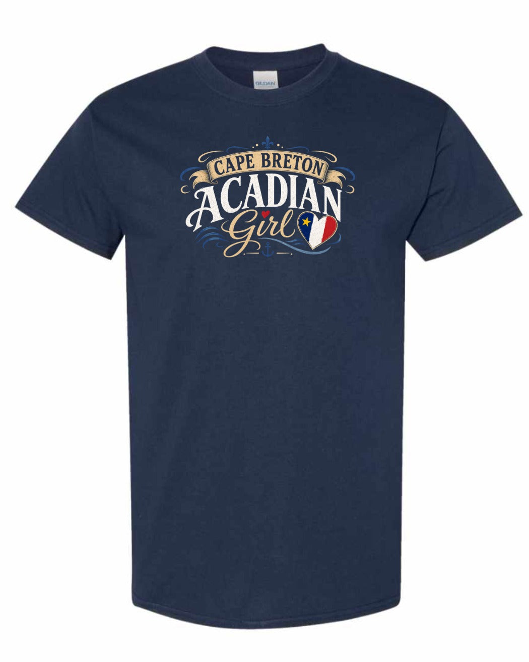 Cape Breton Girl Garment Men's Tee in Navy