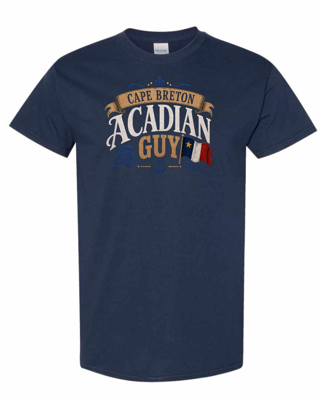 Cape Breton Guy Men's Tee in Navy