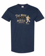 Muisic Will Continue Fiddle Men's Tee in Navy