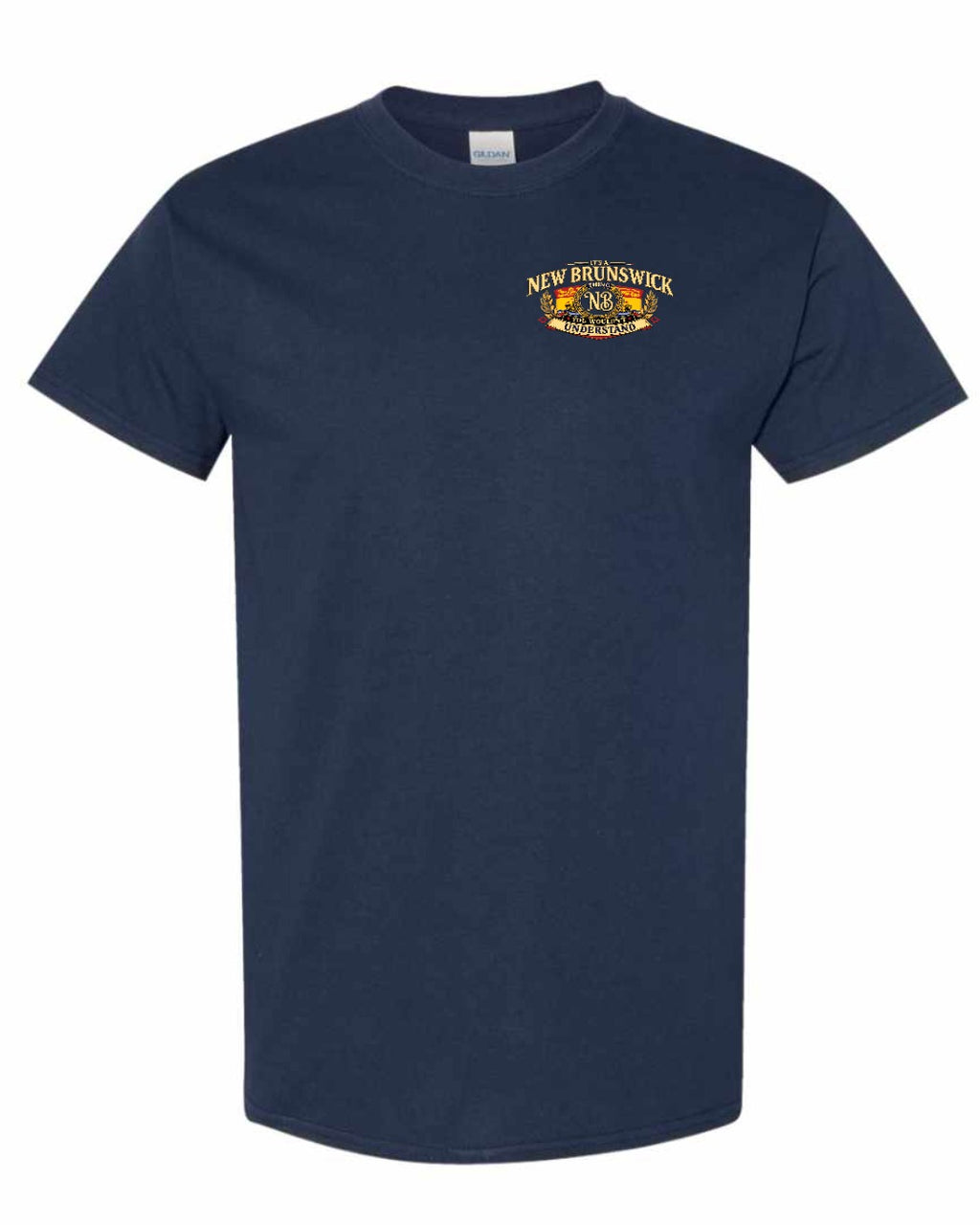 Nb Understand Left Chest and Back Men's Tee in Navy