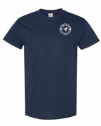 Born and Raised NFLD Heart Flag Left Chest Men's Tee