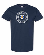 Born and Raised NS Heart Flag Men's Tee