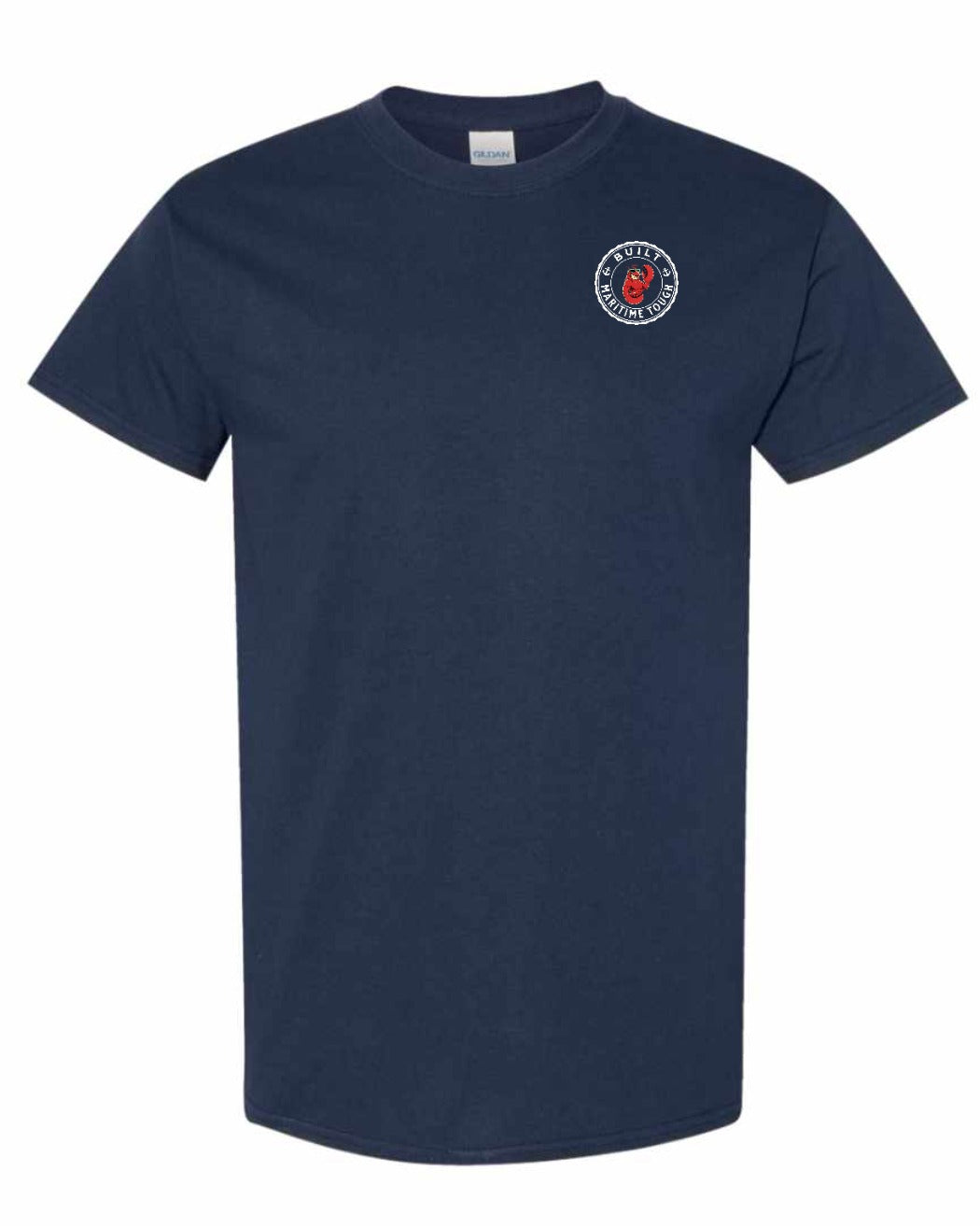 Built Maritime Tough Lobster Left Chest Men's Tee