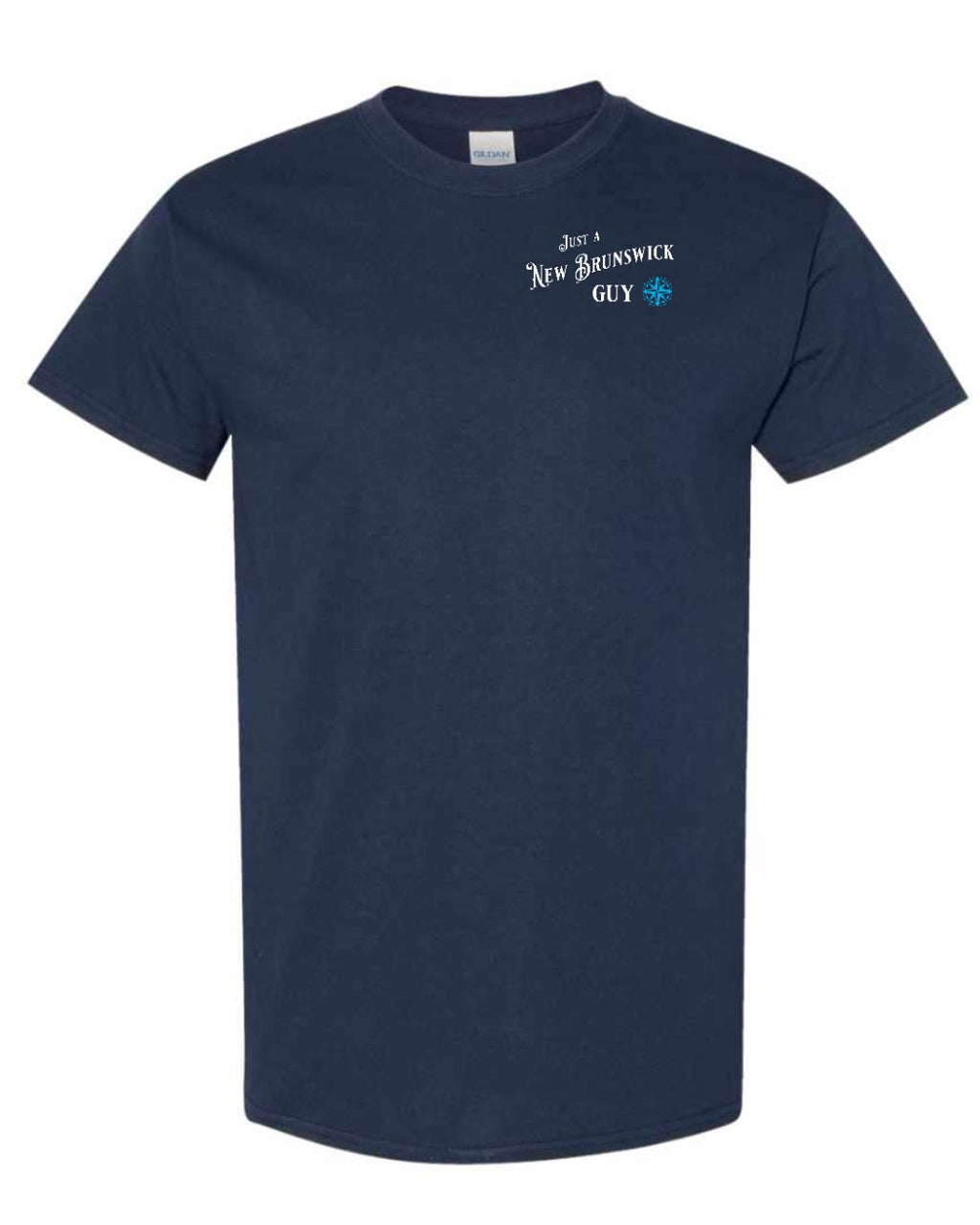 Just A NB Guy Blue Compass Left Chest Men's Tee