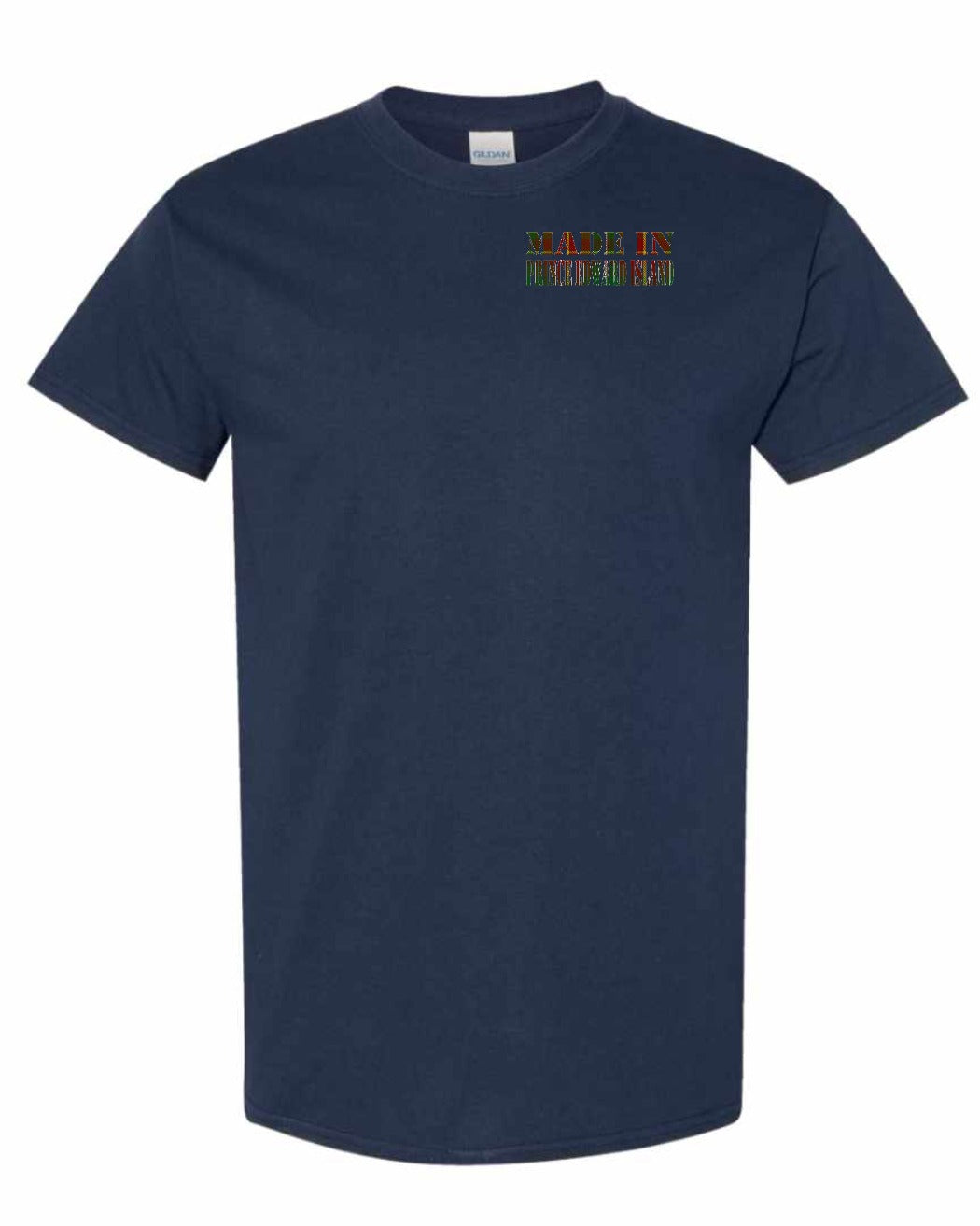Made in PEI Tartan Left Chest Men's Tee