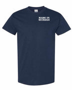 Made in PEI (White Lettering) Left Chest Men's Tee