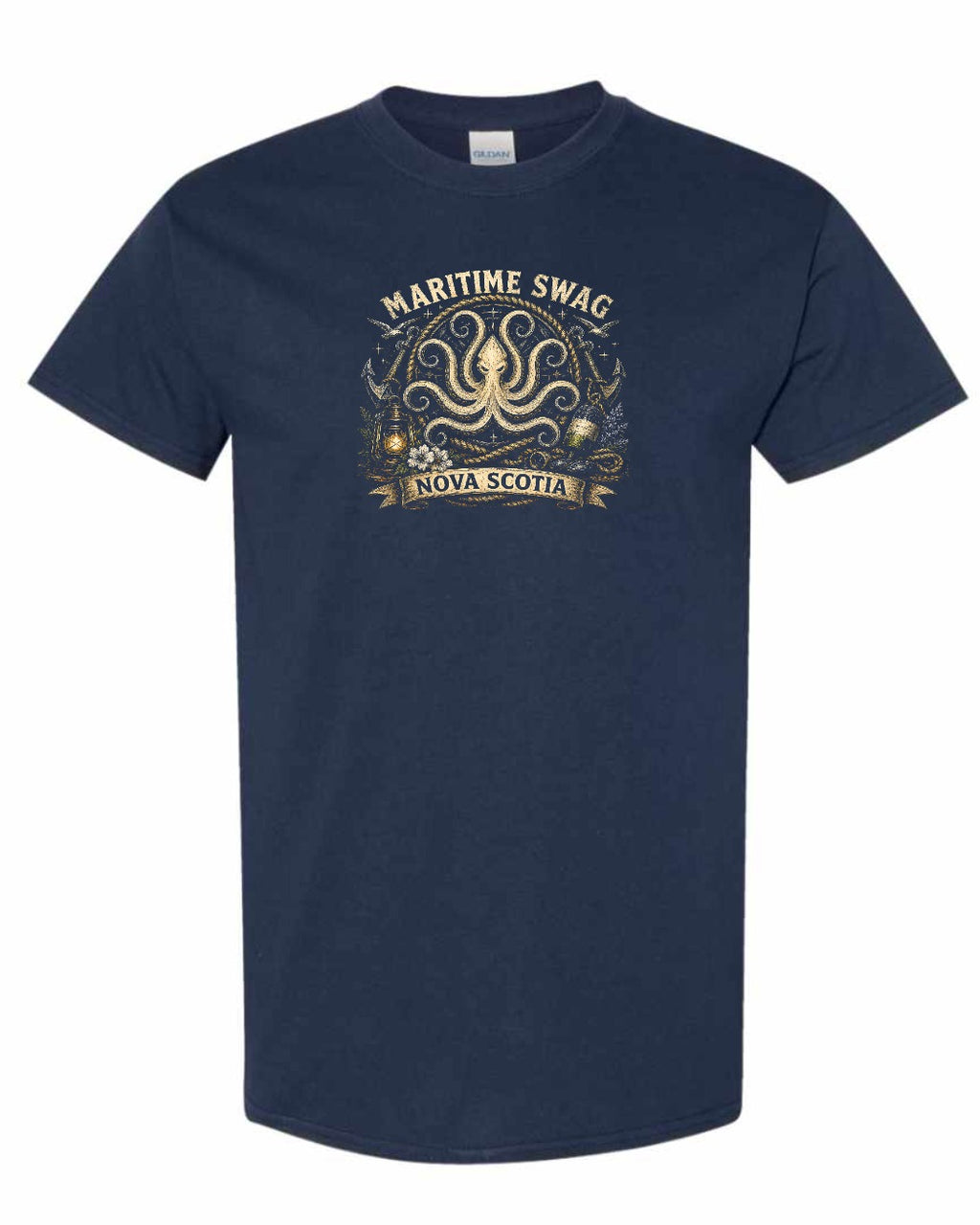 Ms Octopus Men's Tee in Navy