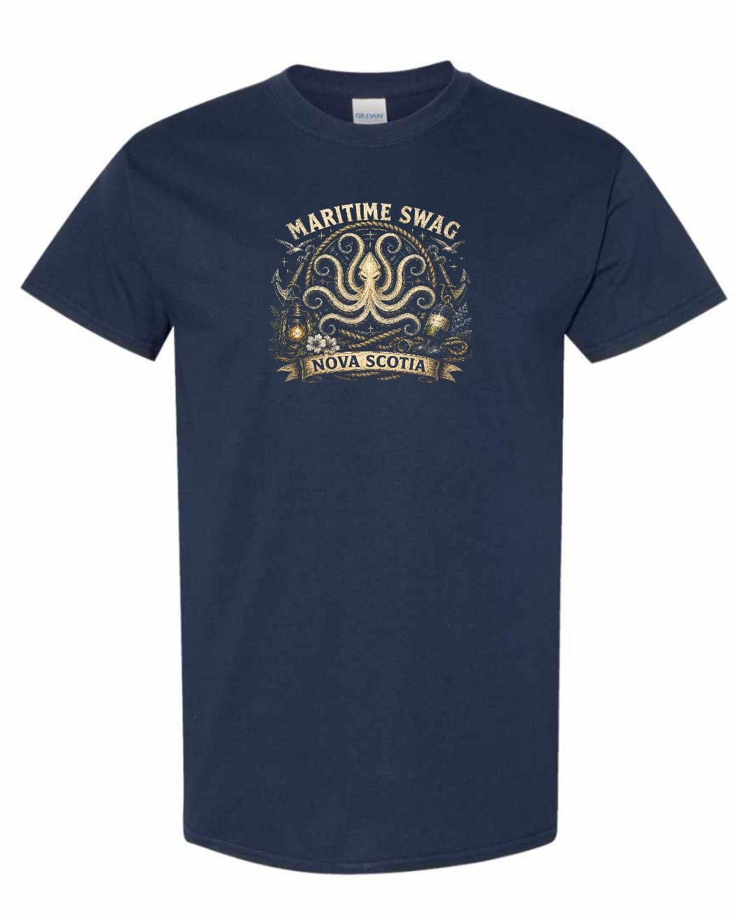 Ms Octopus Men's Tee in Navy