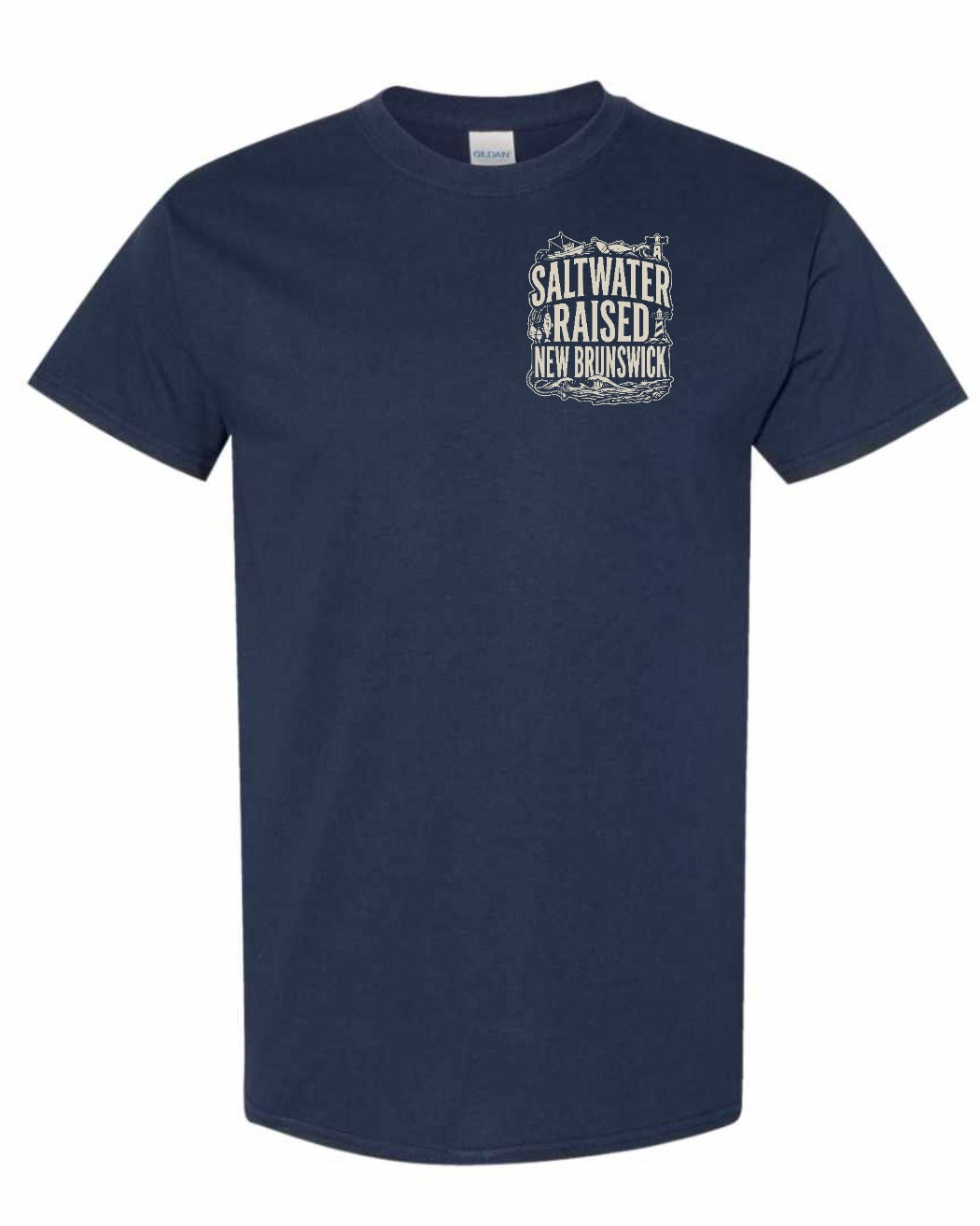 NB Saltwater Raised Folk Left Chest Men's Tee