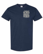 NFLD Saltwater Raised Folk Left Chest Men's Tee
