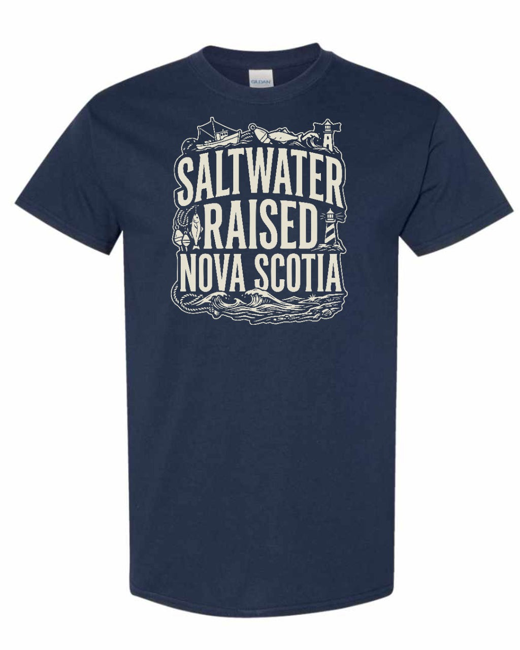 Saltwater Raised NS Folk Men's Tee