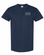 NS Saltwater Raised NS Left Chest and Back Men's tee