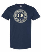 Work Hard Cb Men's Tee in Navy