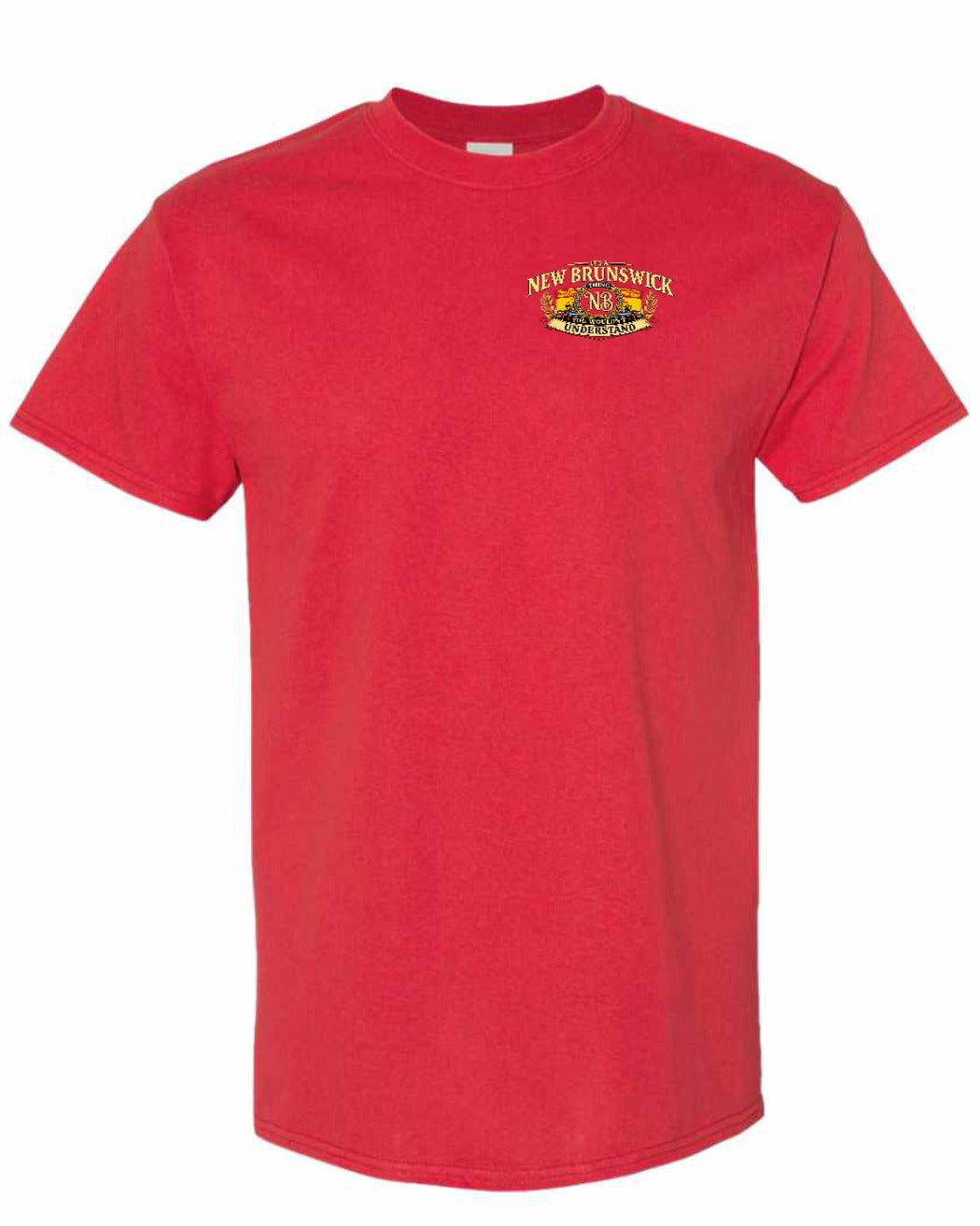 Nb Understand Left Chest and Back Men's Tee in Red