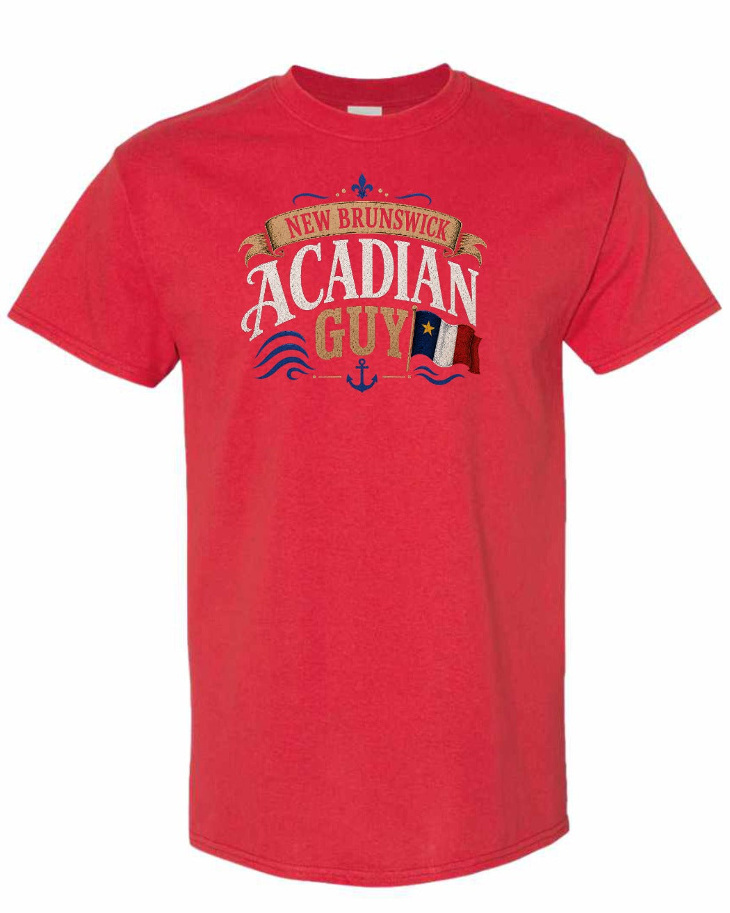 New Brunswick Guy Men's Tee in Red