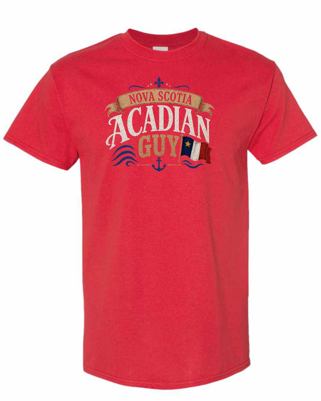 Nova Scotia Guy Men's Tee in Red