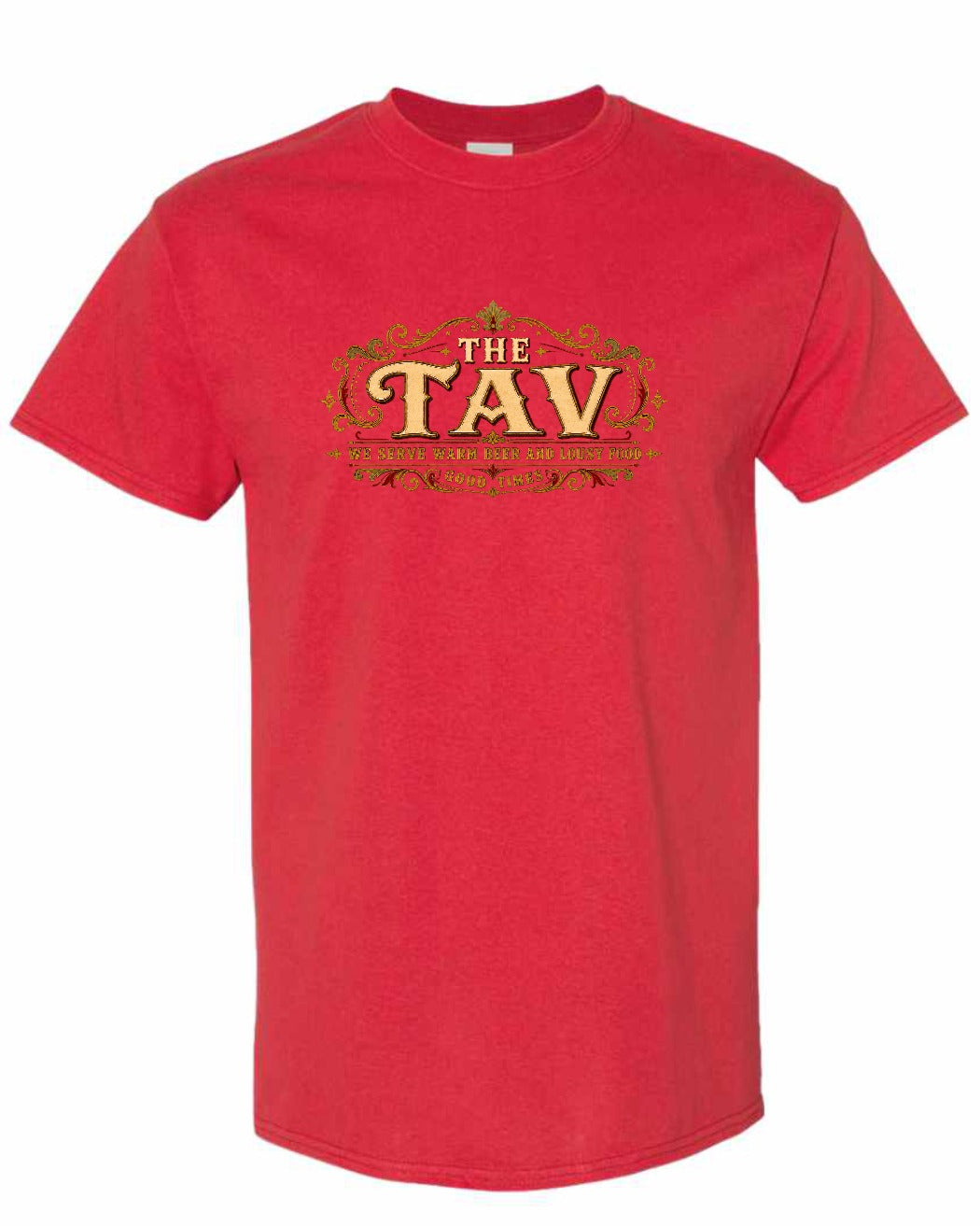The Tav Garment Men's Tee in Red