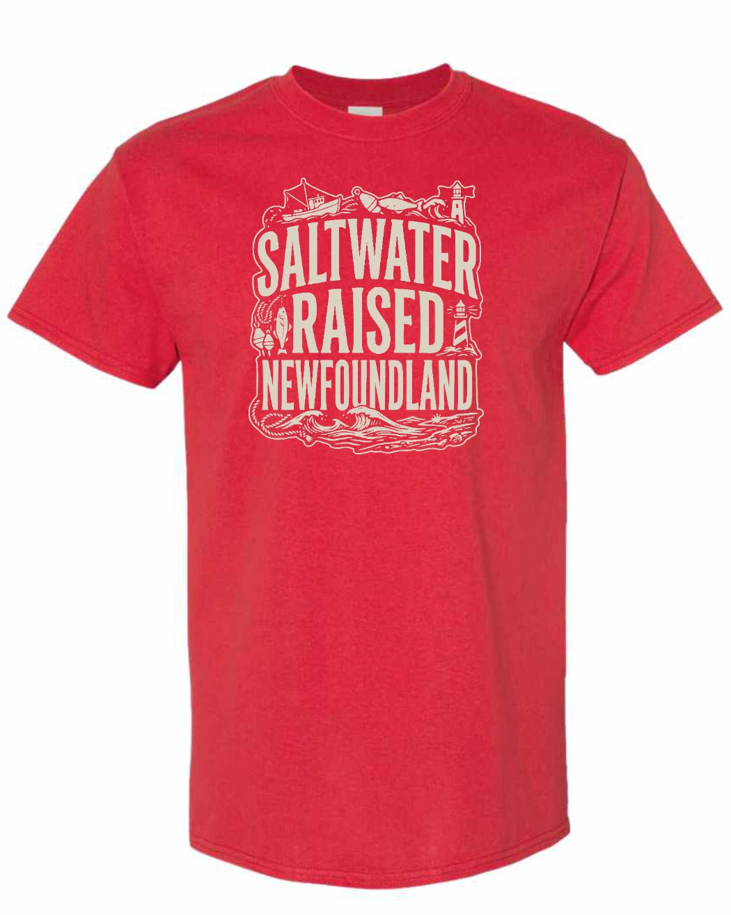 NFLD Saltwater Raised Folk Men's Tee