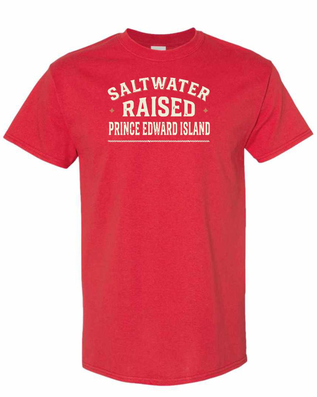 PEI Saltwater Raised Sign Men's Tee