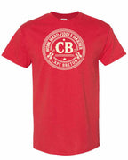 Work Hard Cb Men's Tee in Red