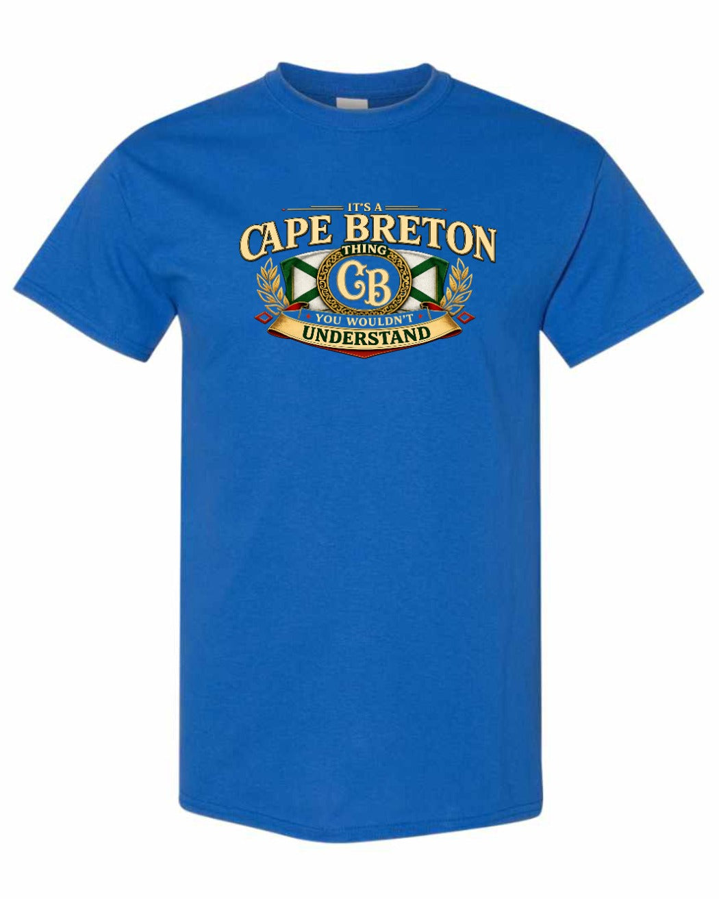Cb Understand Flag Men's Tee in Royal
